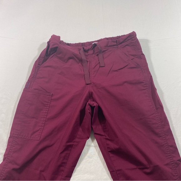 Spread Good Cheer! Woman’s Small Scrubs Flare Leg Drawstring - Picture 5 of 8